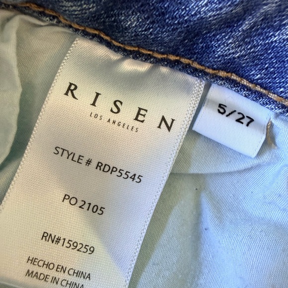 RISEN  Blue Flare Women's Jeans - Picture 7 of 9